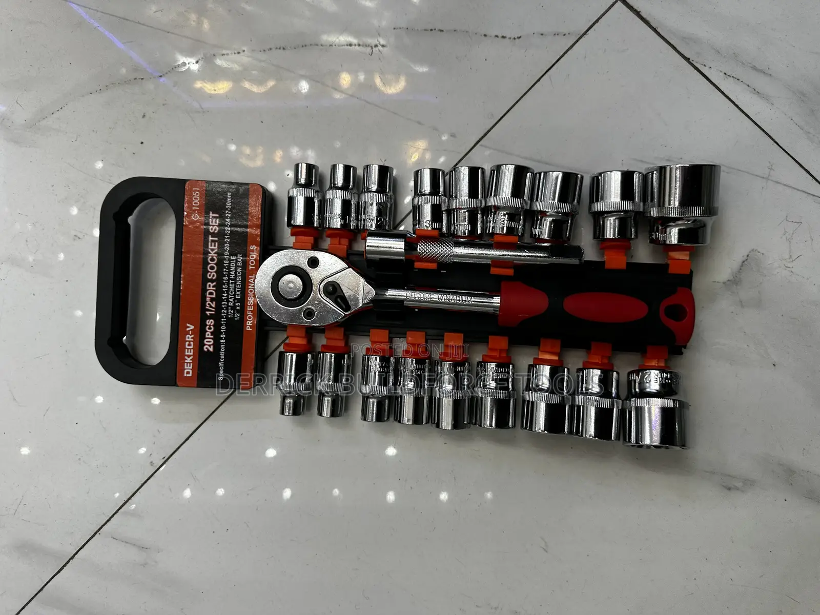 20pcs Ratchet Spanner Wrench Socket