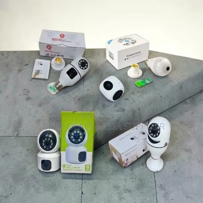 Efficient Rotating Single Dual Lens Wifi Bulb Cameras-Wholesale Price