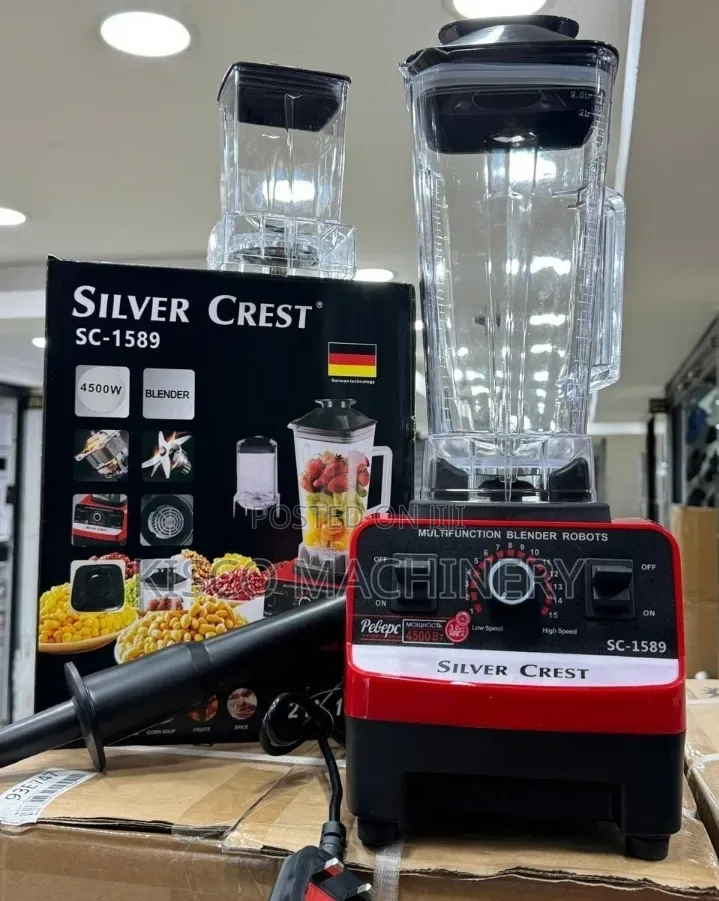 Silver Crest 2L Commercial Food Processor Blender
