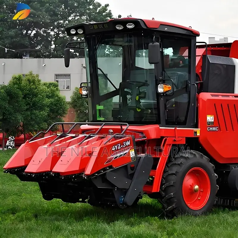 High Output Corn Combine Corn Harvester Machine With Cutting Table