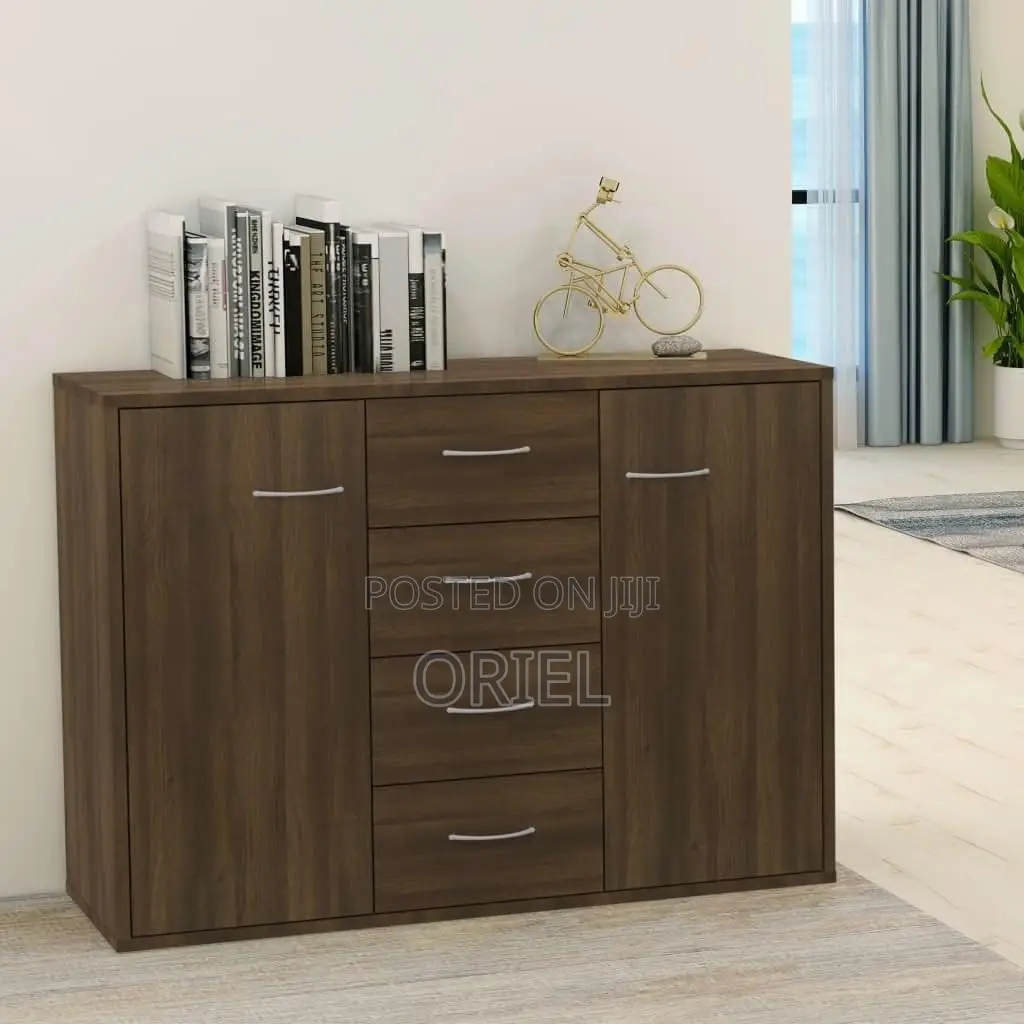 Office Cabinet : 2-Door Office Credenza With 4-Drawers