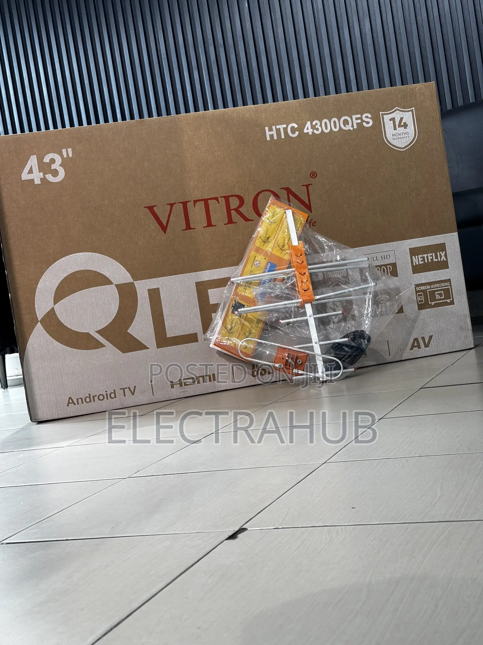 Vitron 43 Inch QLED TV Brand New Sealed