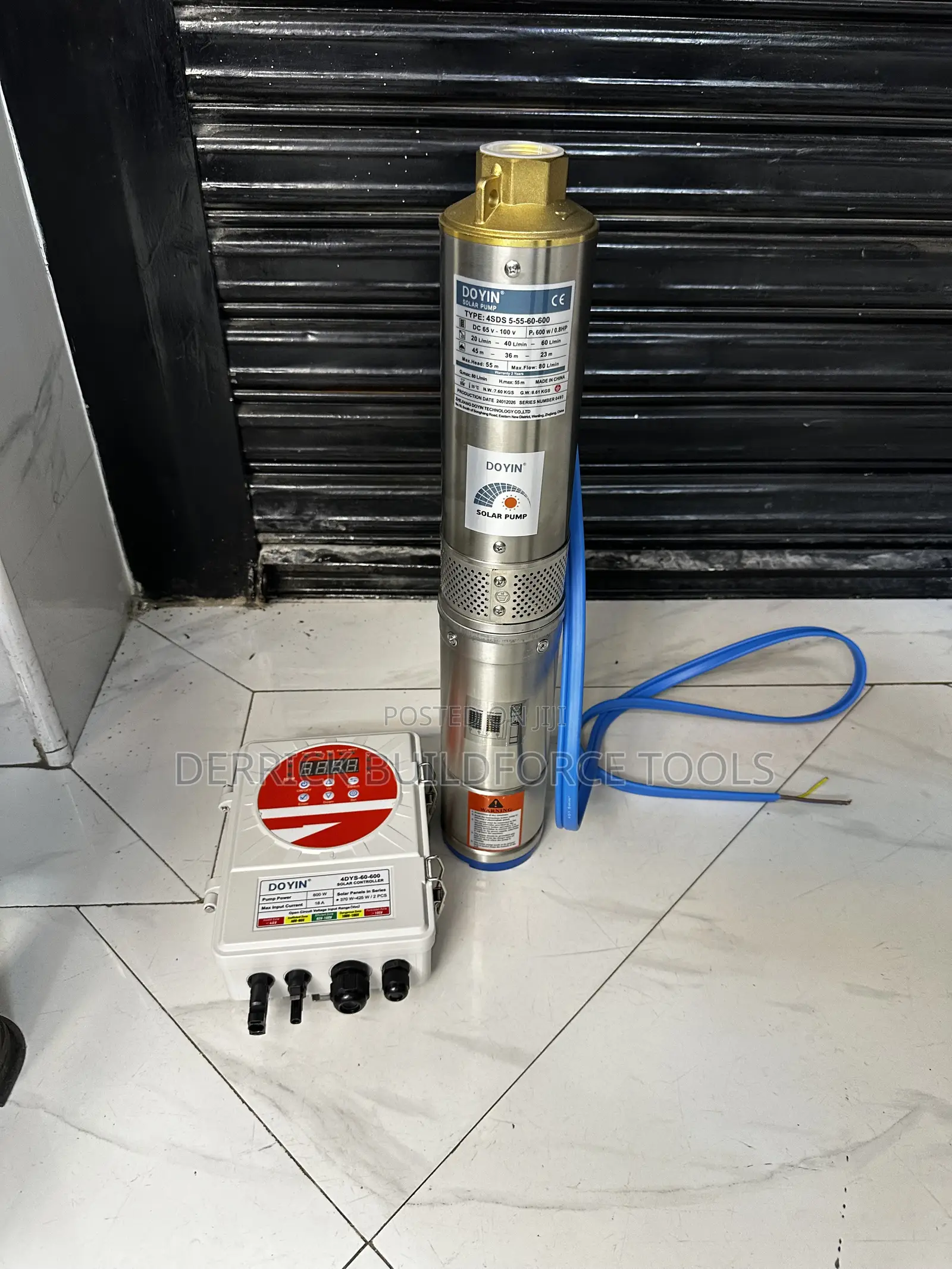4sds5 600 Doyin 600w 0.8Hp 55Metre Head Submersible Solar Pump