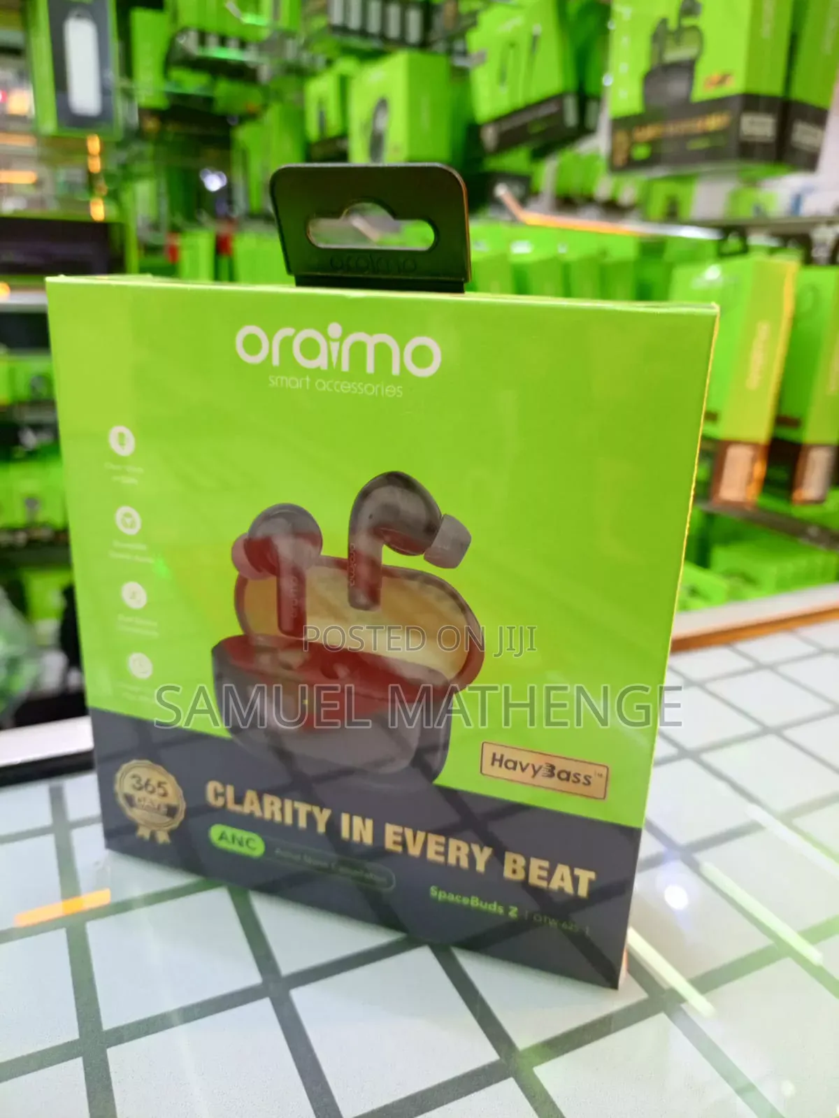 Oraimo SpaceBuds Z True Wireless Earbuds – Bluetooth Active Charging