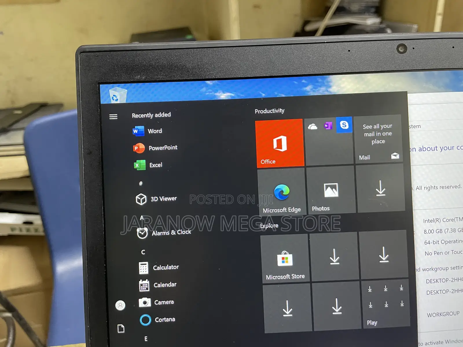 Laptop Lenovo ThinkPad X1 Carbon 8GB Intel Core i7 SSD 256GB