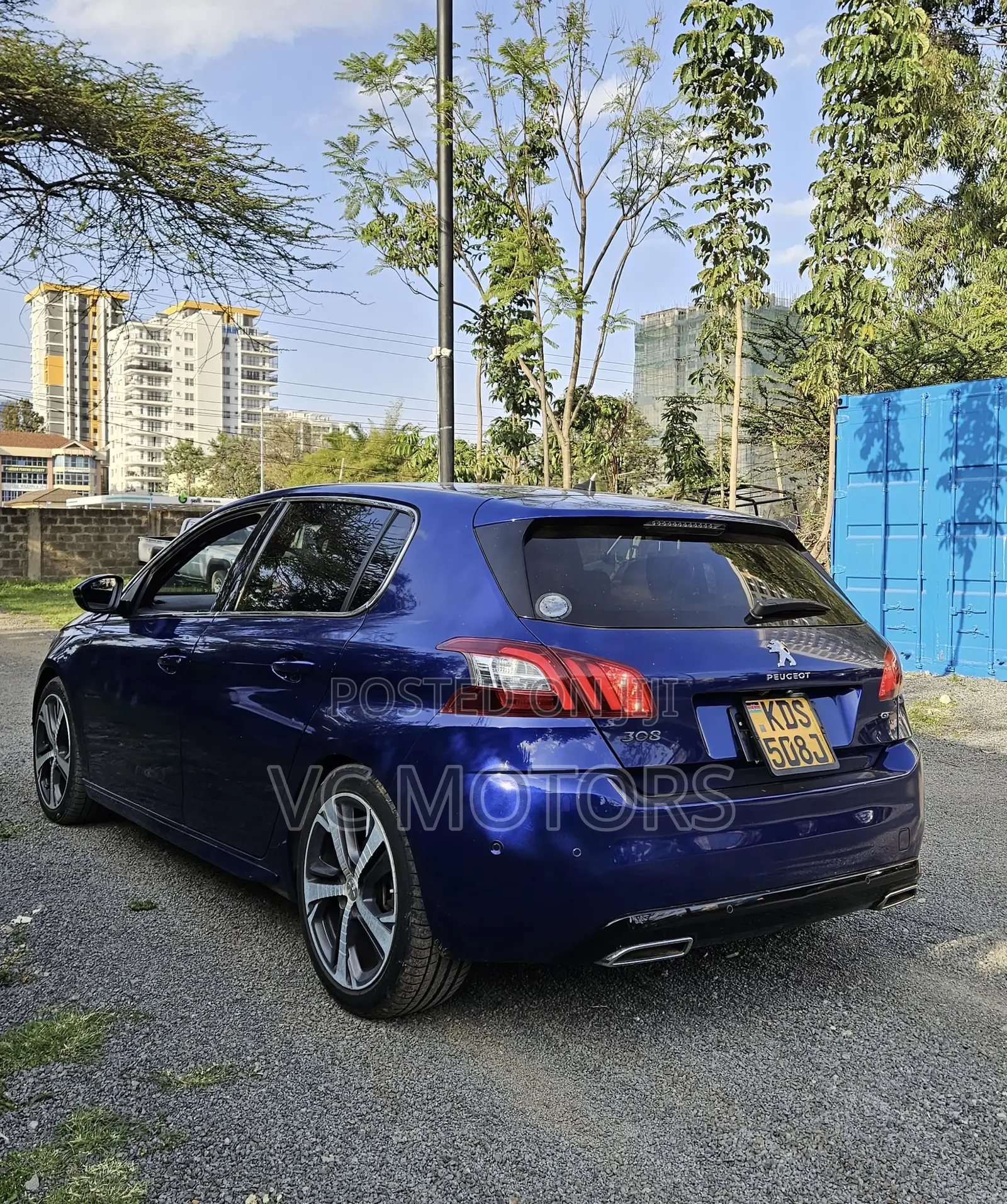 Peugeot 308 2017 Blue