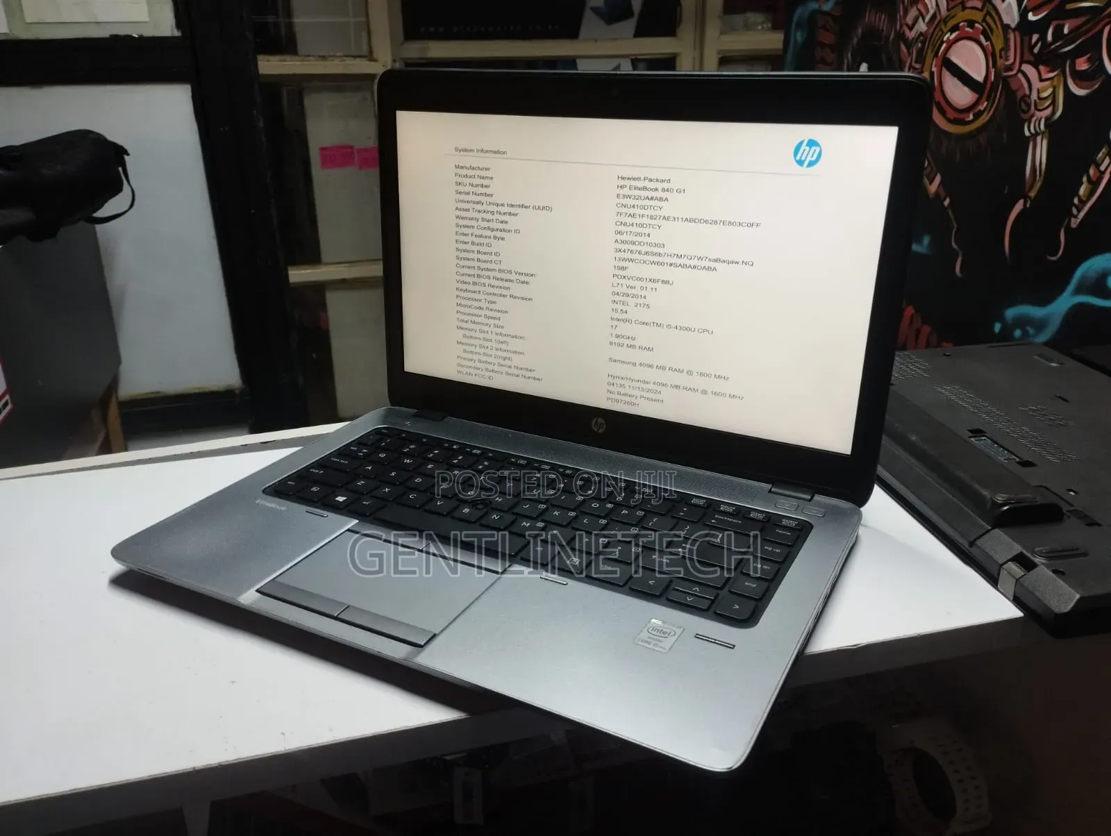 Laptop HP EliteBook 840 G1 8GB Intel Core i5 HDD 500GB