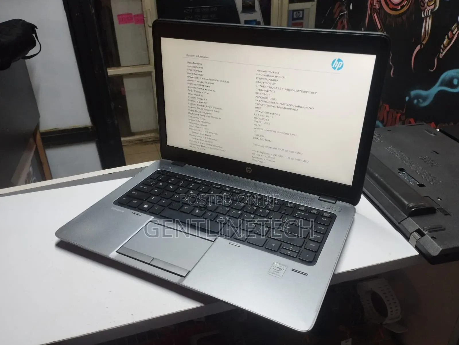 Laptop HP EliteBook 840 G1 8GB Intel Core i5 HDD 500GB
