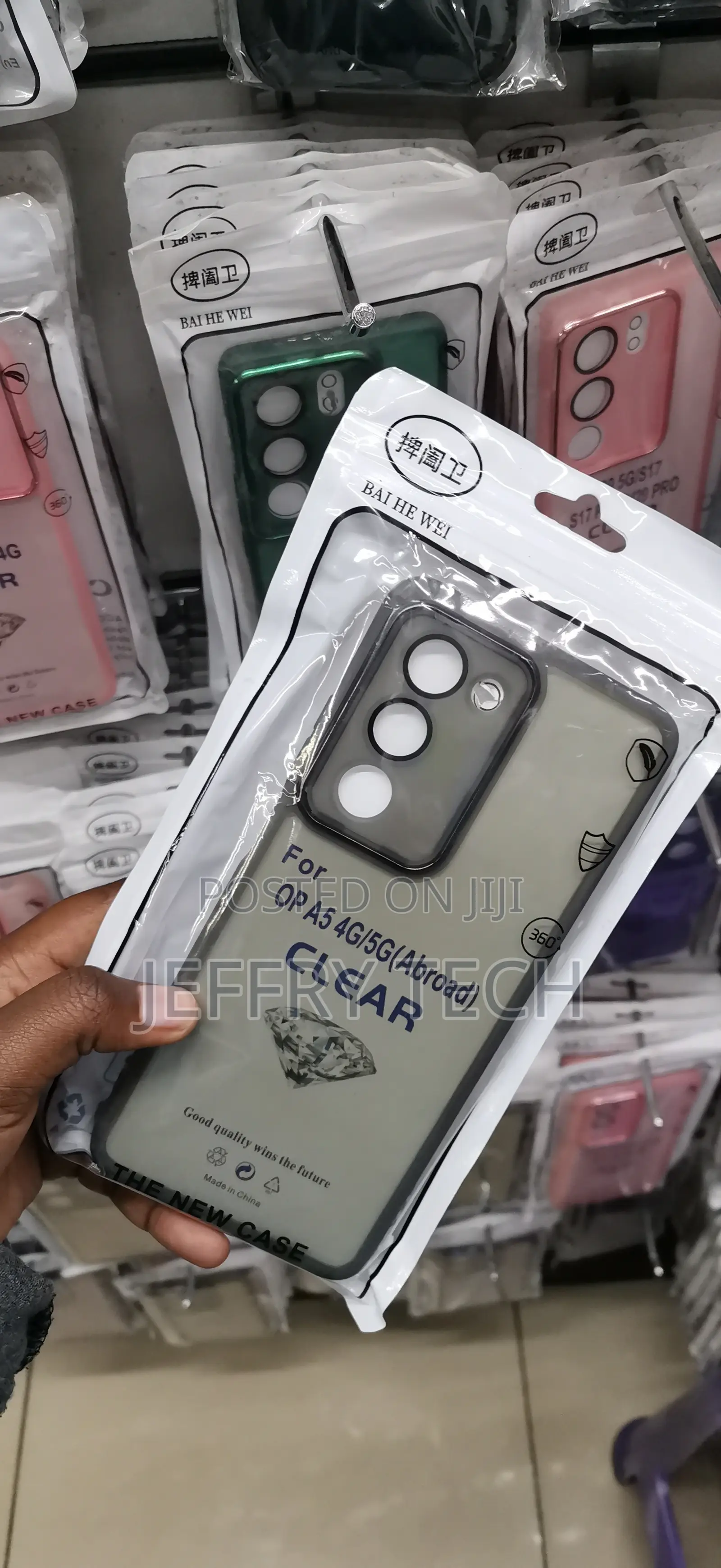 Oppo A5 4g/5g High-Transparency Back COVER