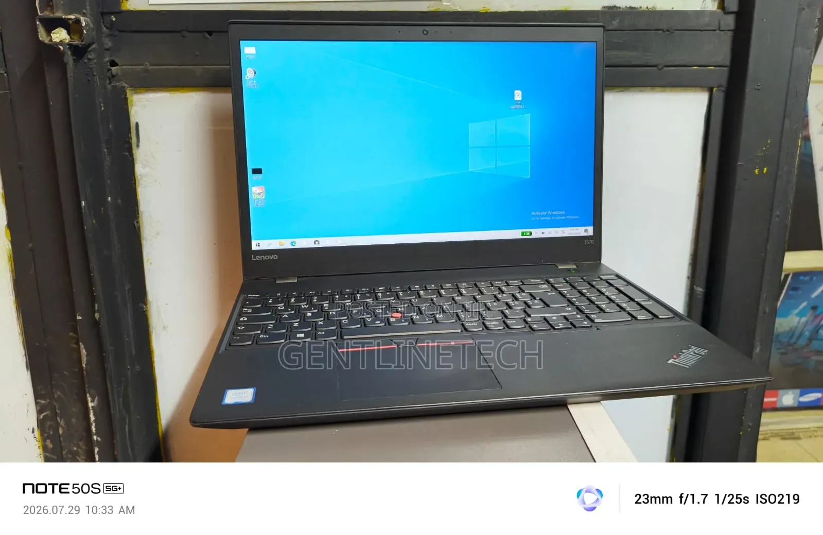 Laptop Lenovo ThinkPad T570 8GB Intel Core i7 SSD 256GB