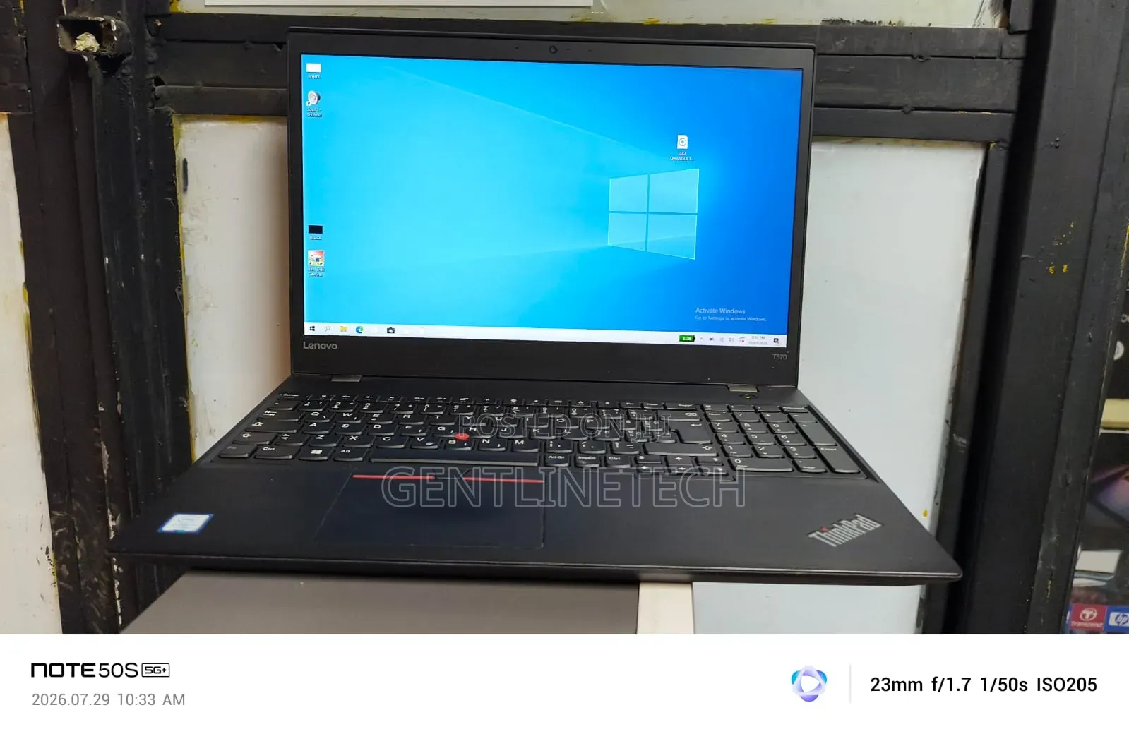 Laptop Lenovo ThinkPad T570 8GB Intel Core i7 SSD 256GB