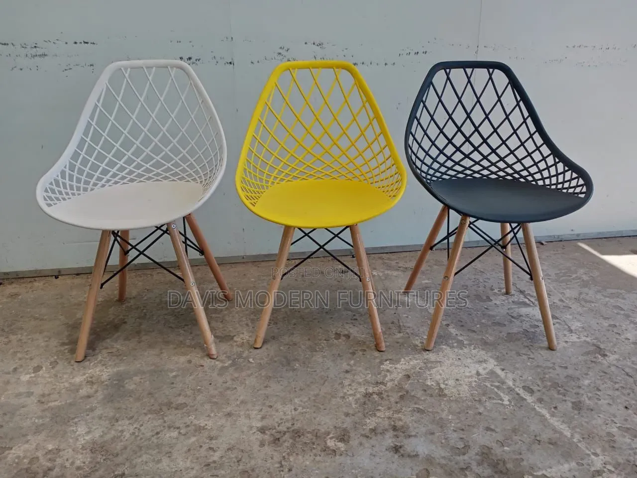 3 Modern Dining Chairs