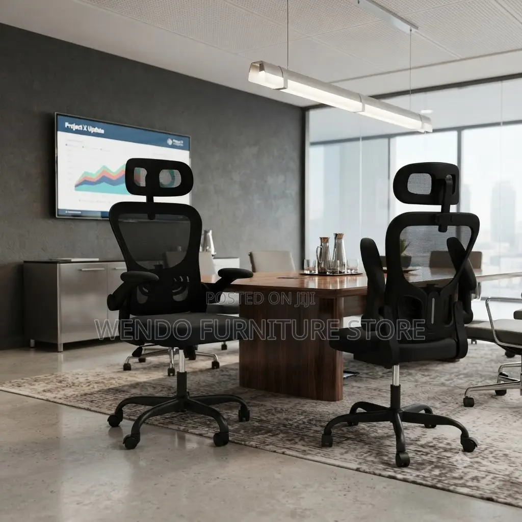 Office Chairs; High Backrest Orthopedic Recliner Fully Fabric Chairs