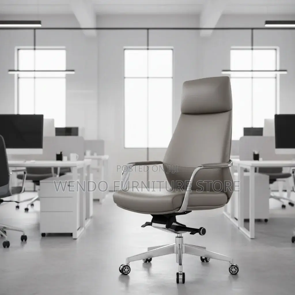 Office Chairs; High Back Leaders Executive Office Leather Chairs