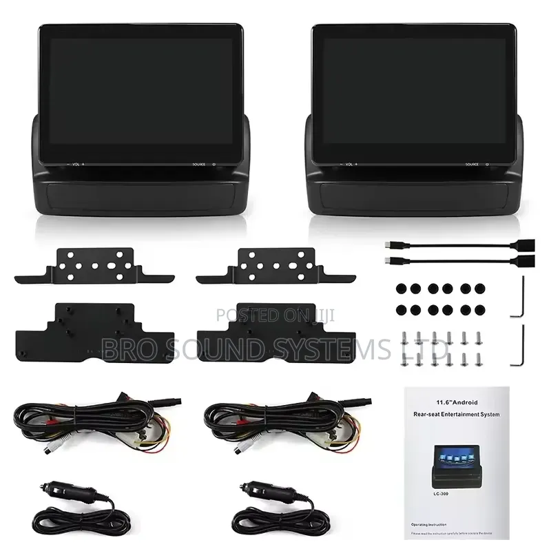 Lexus Lx600 Land Cruiser Lc300 Android Headrest Monitors / Screens