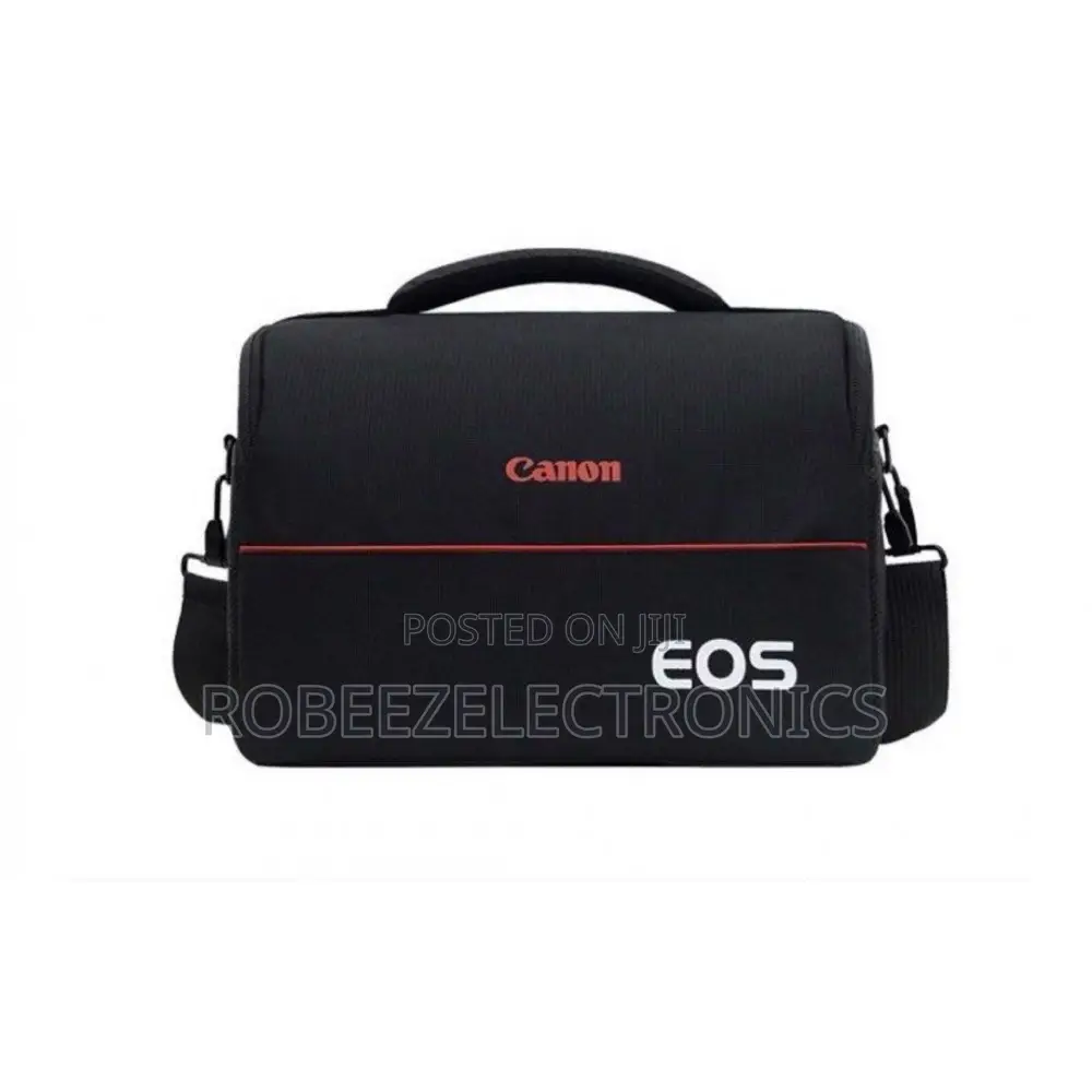 Black/Red Camera Shoulder Bag (Branded)