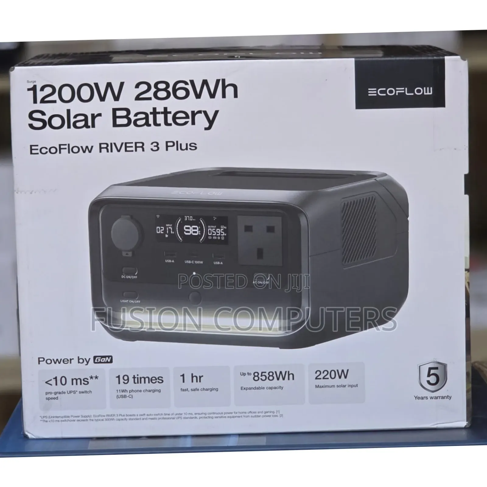 Ecoflow River 3 Plus Portable Power Station