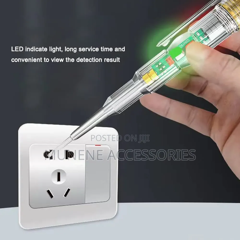 Voltage Tester Pen Power Brightness LED Light Electrical Screwdriver