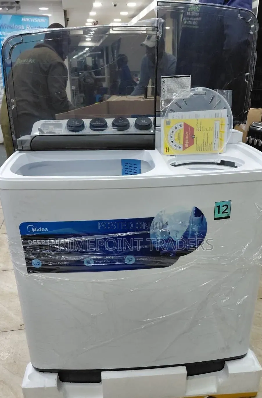 Midea 12KG Twin Tub Washing MachinePowerful Convenient Laundry Care
