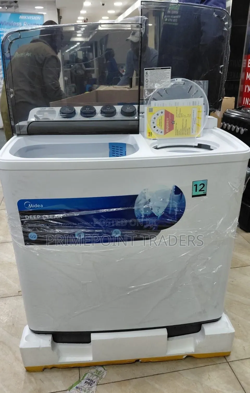 Midea 14KG Twin Tub Washing Machine – Large Capacity Laundry Solution
