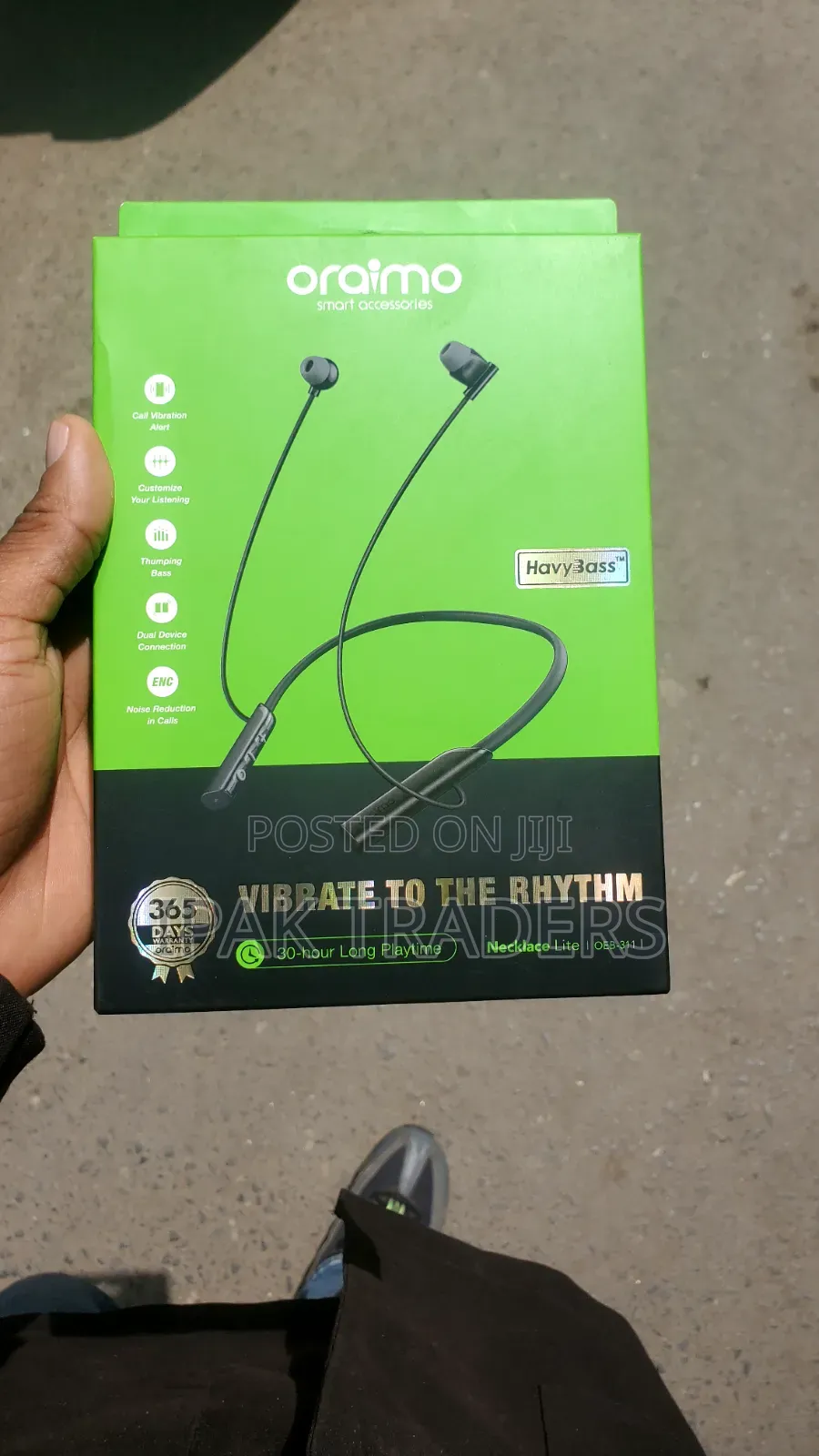 Oraimo Original Necklace Lite - 10 M Connectivity Range
