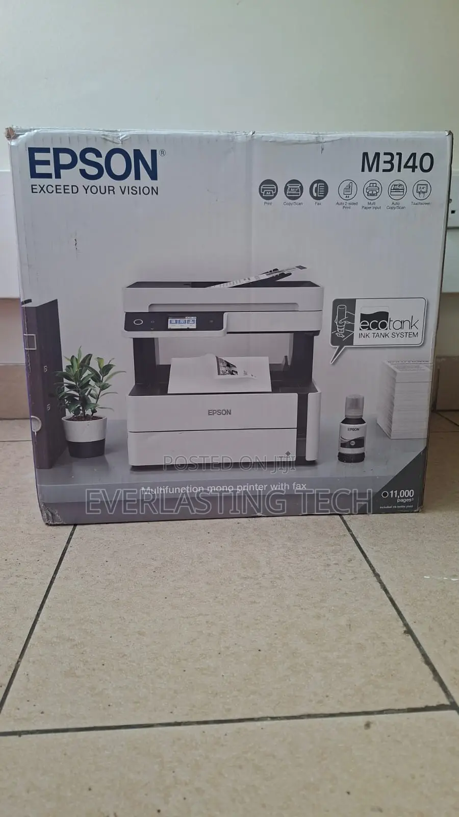 Epson Ecotank M3140 Mono Duplex 4 in 1 Ink Tank Printer