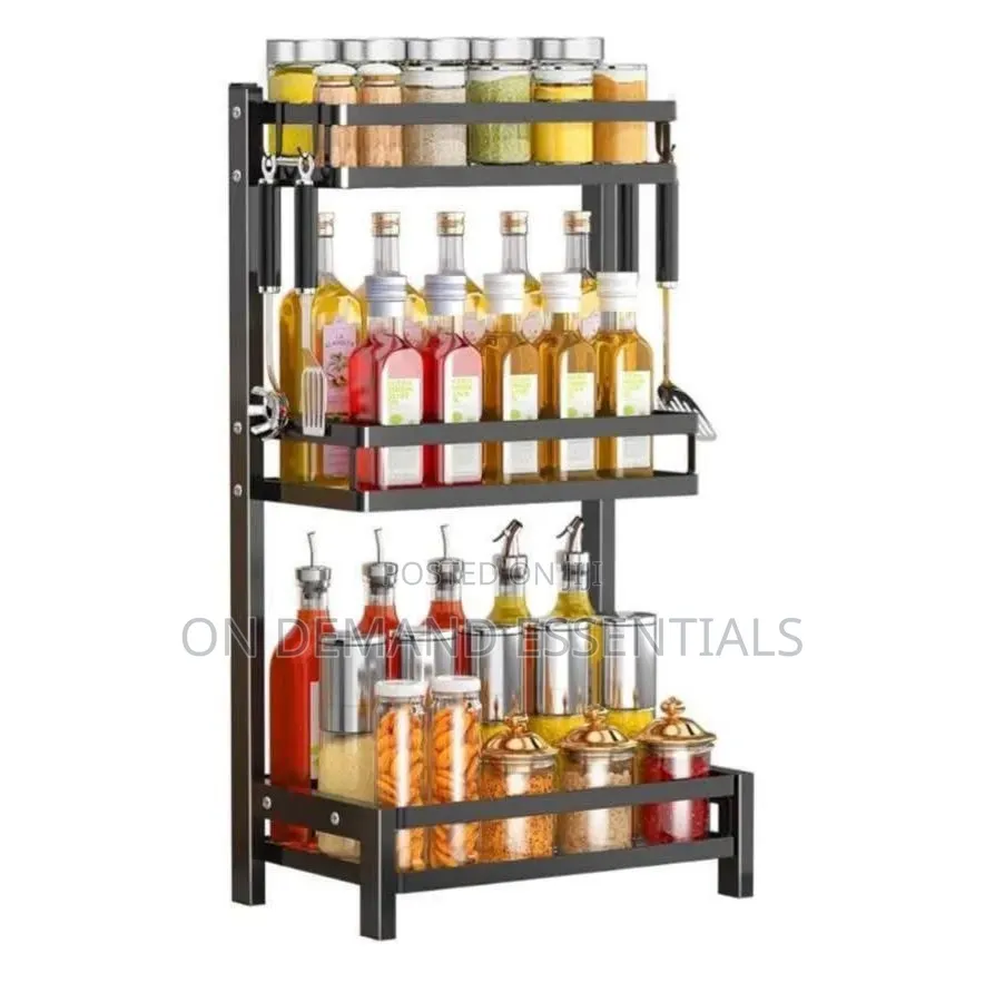 3-Tier Multi Function Spices Storage Rack