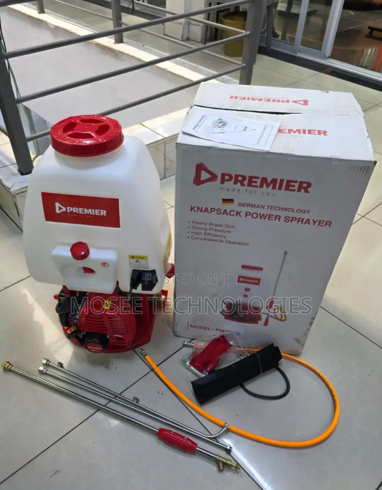 Premier 20L High Pressure Petrol Knapsack Power Sprayer