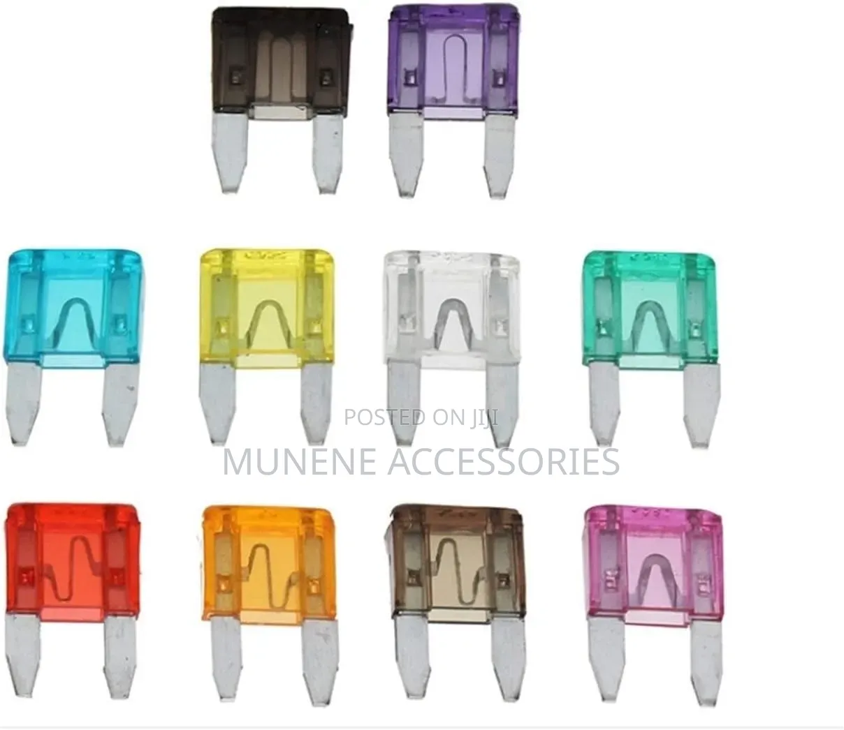 50pcs Car Fuses 2a 3a 5a 7.5a 10a 15a 20a 25a 30a 35a Amp Fuse Set