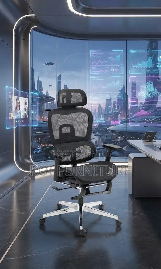 Office Chairs; Orthopedic High Back S44 Office Footrest Chairs
