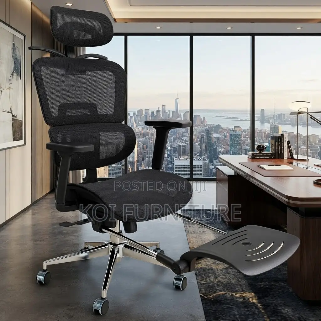 Office Chairs; Orthopedic High Back S44 Office Footrest Chairs