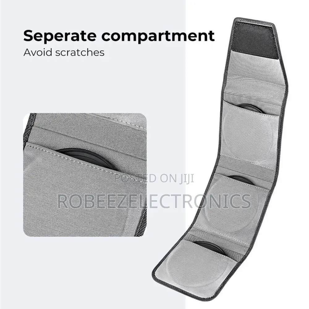K F Concept 3-Pocket Circular Filter Case (Fits Up to 62mm)