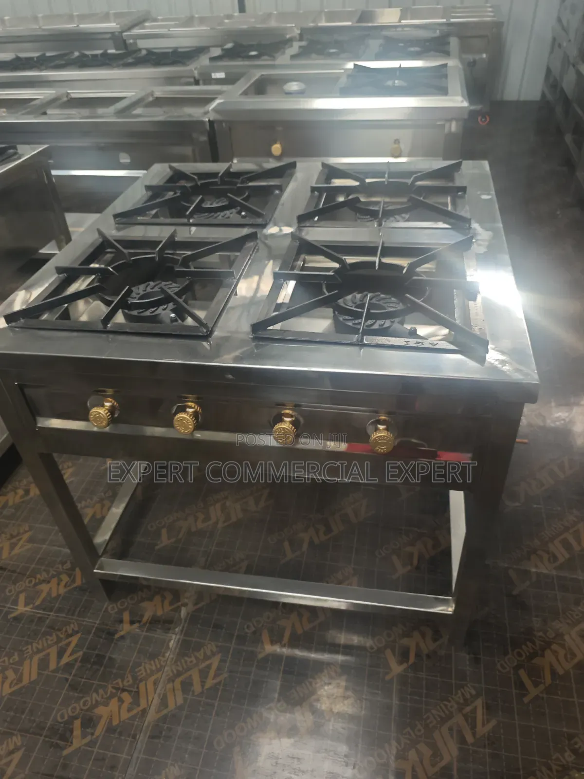 4 Burner Stainless Steel