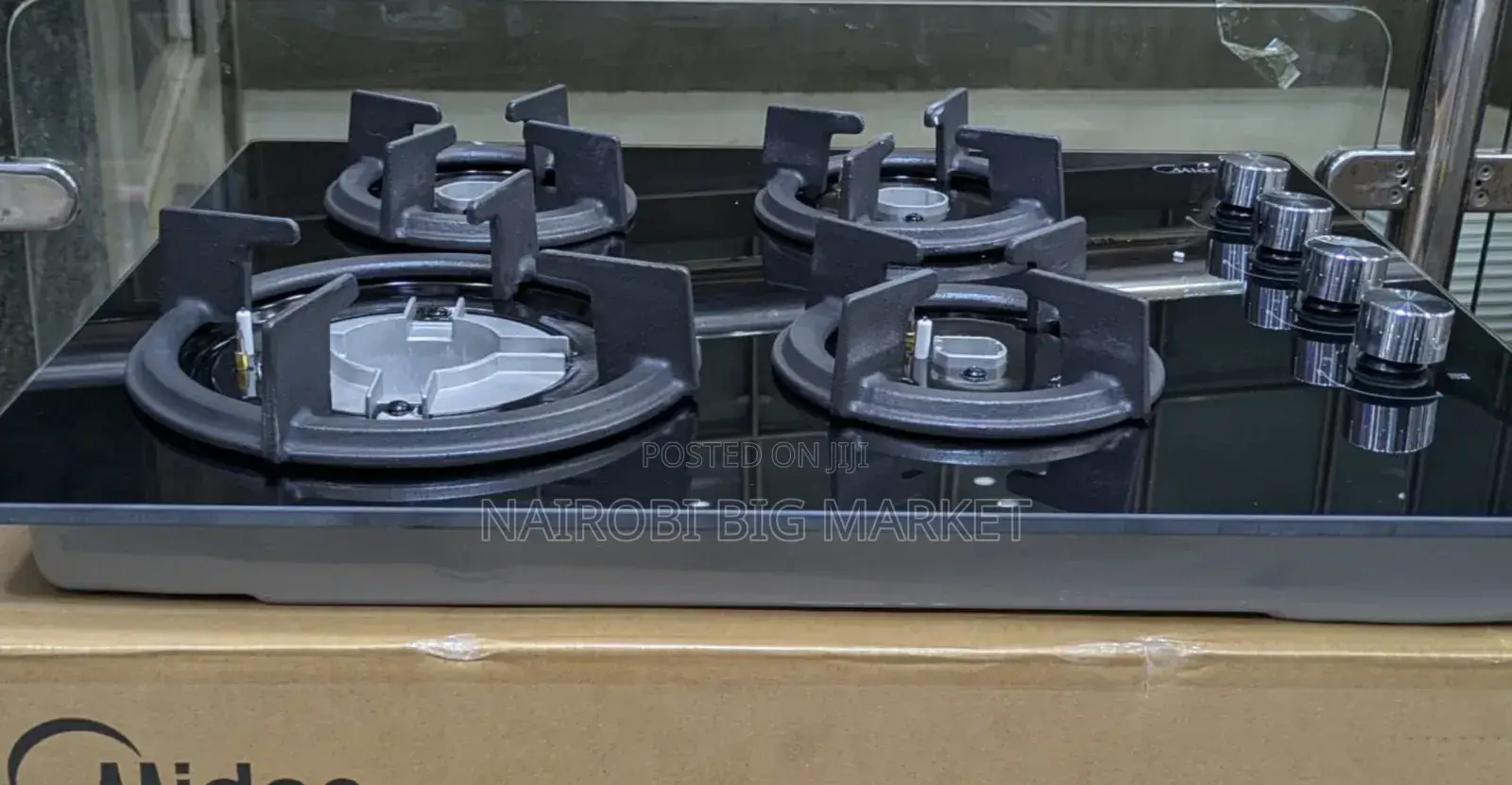 Midea 60cm SS Gas Hob Inbuilt Cooker
