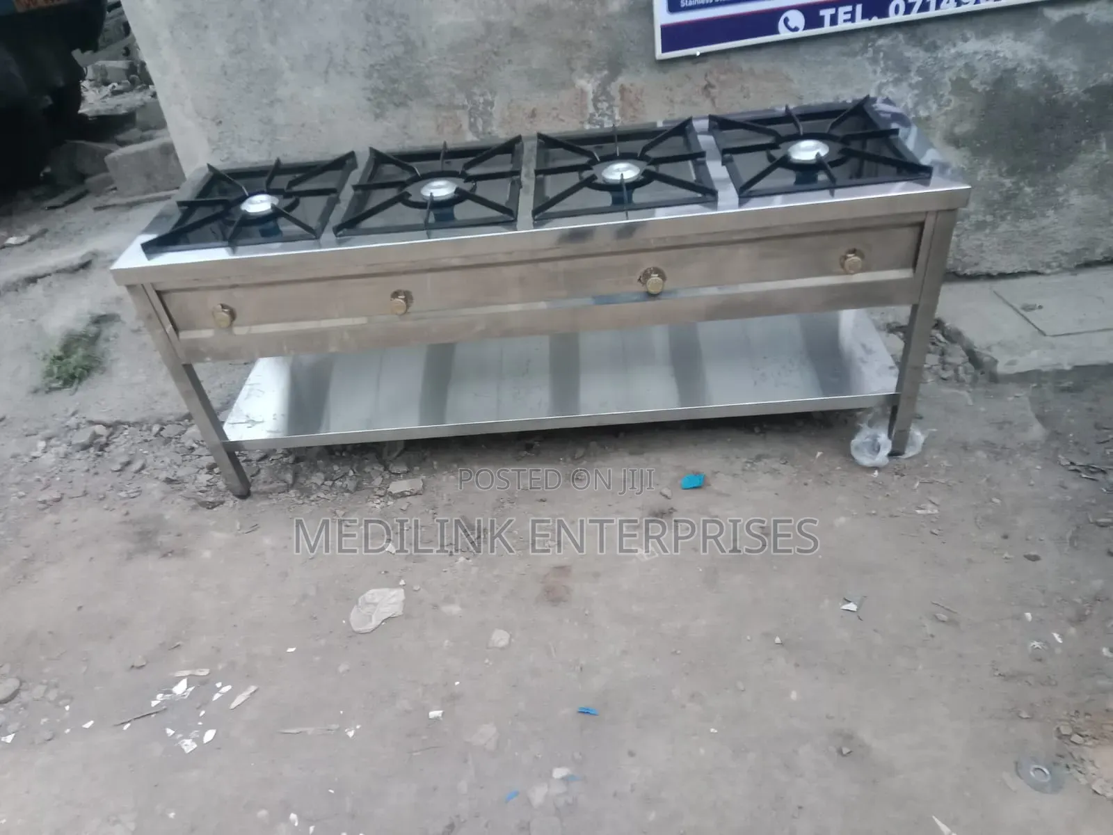 Garfield Level Stainless Steel Commercial Kitchen 4 Burner Cooker