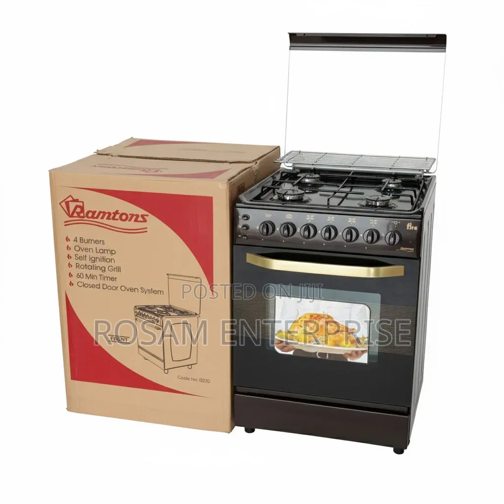 Ramtons Cooker 4gas 50cmx50cm Eb302