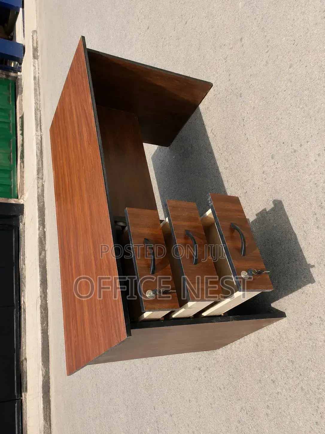 Wooden Office Computer Desk 1.4m Length
