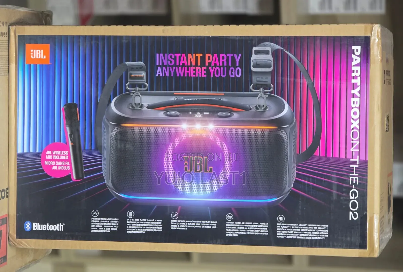 JBL PartyBox on-the-Go 2