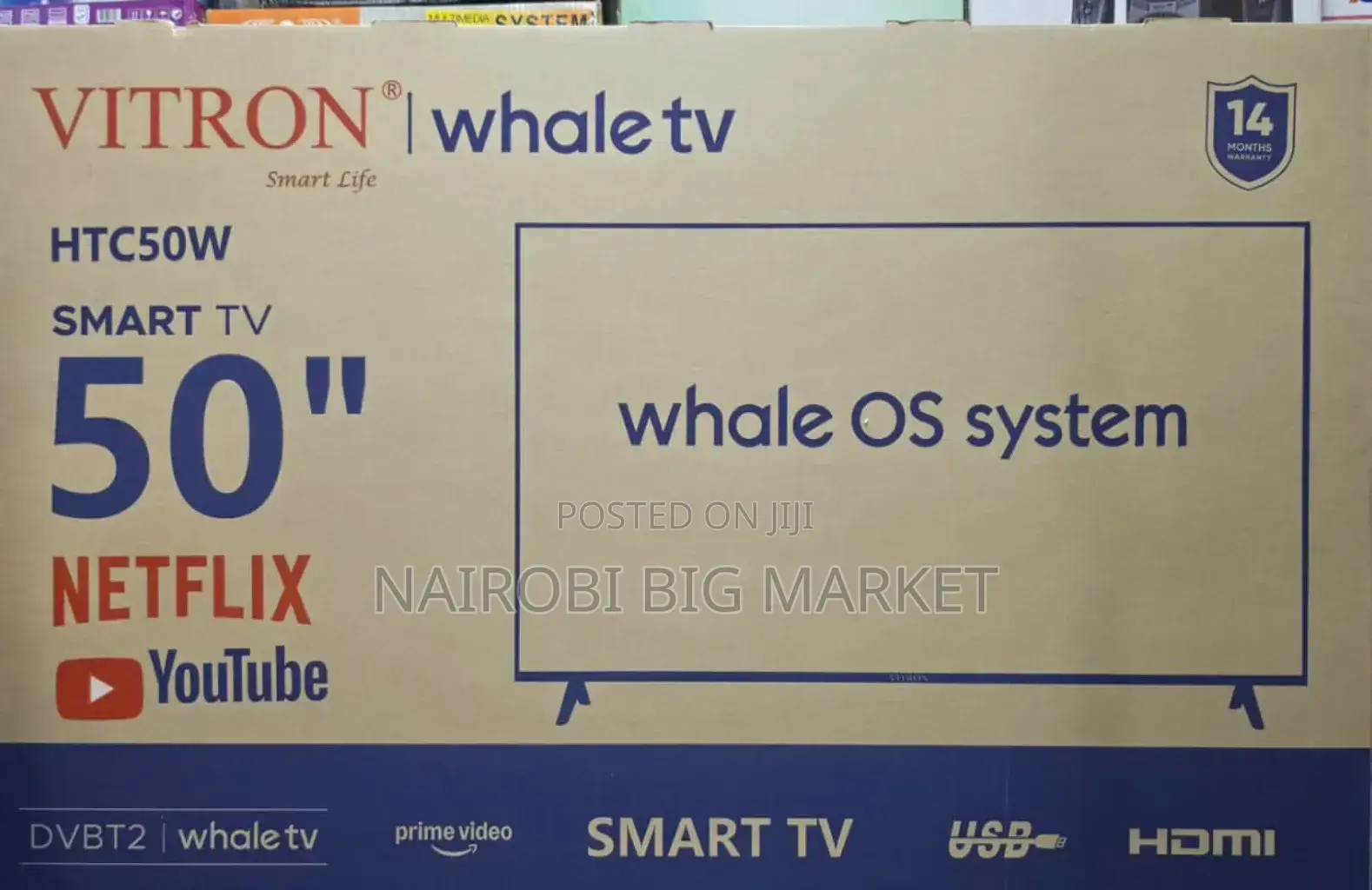 *Vitron 50" Smart Whale TV