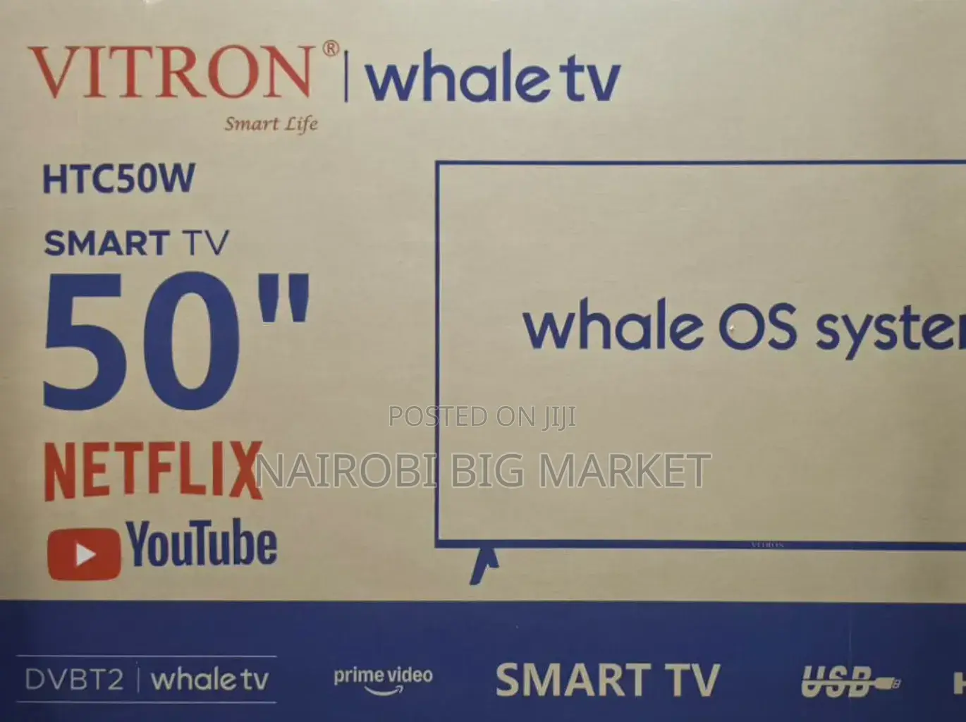 *Vitron 50" Smart Whale TV