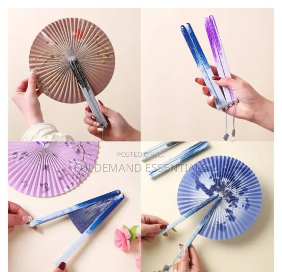 Round Foldable Fans