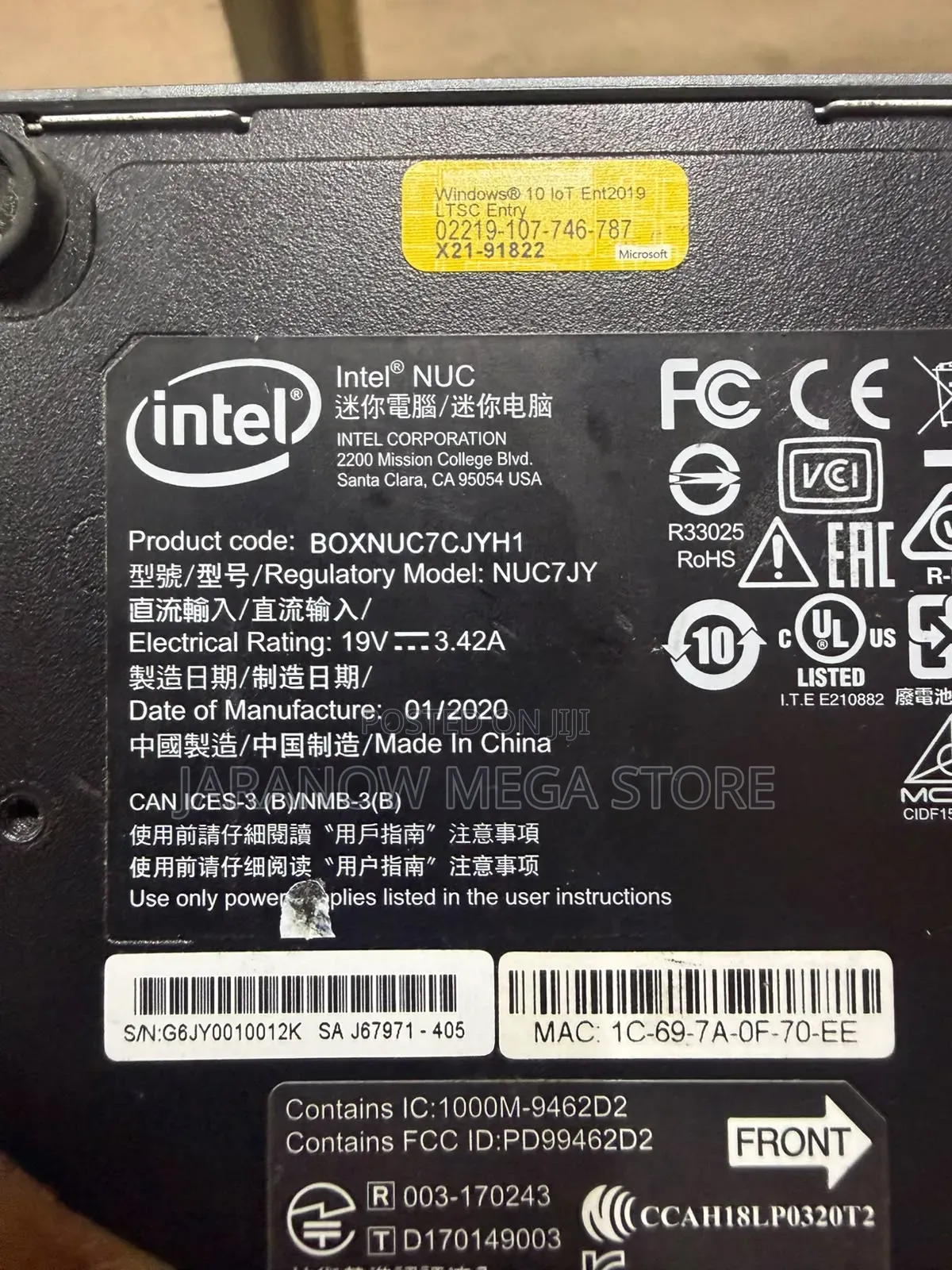 Desktop Computer 8GB Intel SSD 256GB