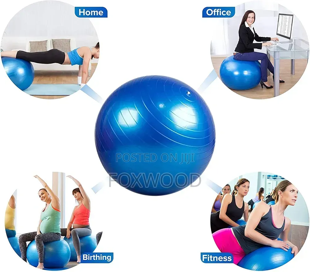 Gym Ball and Manual Pump