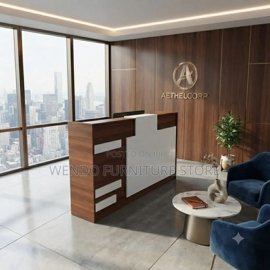 Reception Desk; 1.6 Meters Reception Front Modern Desks