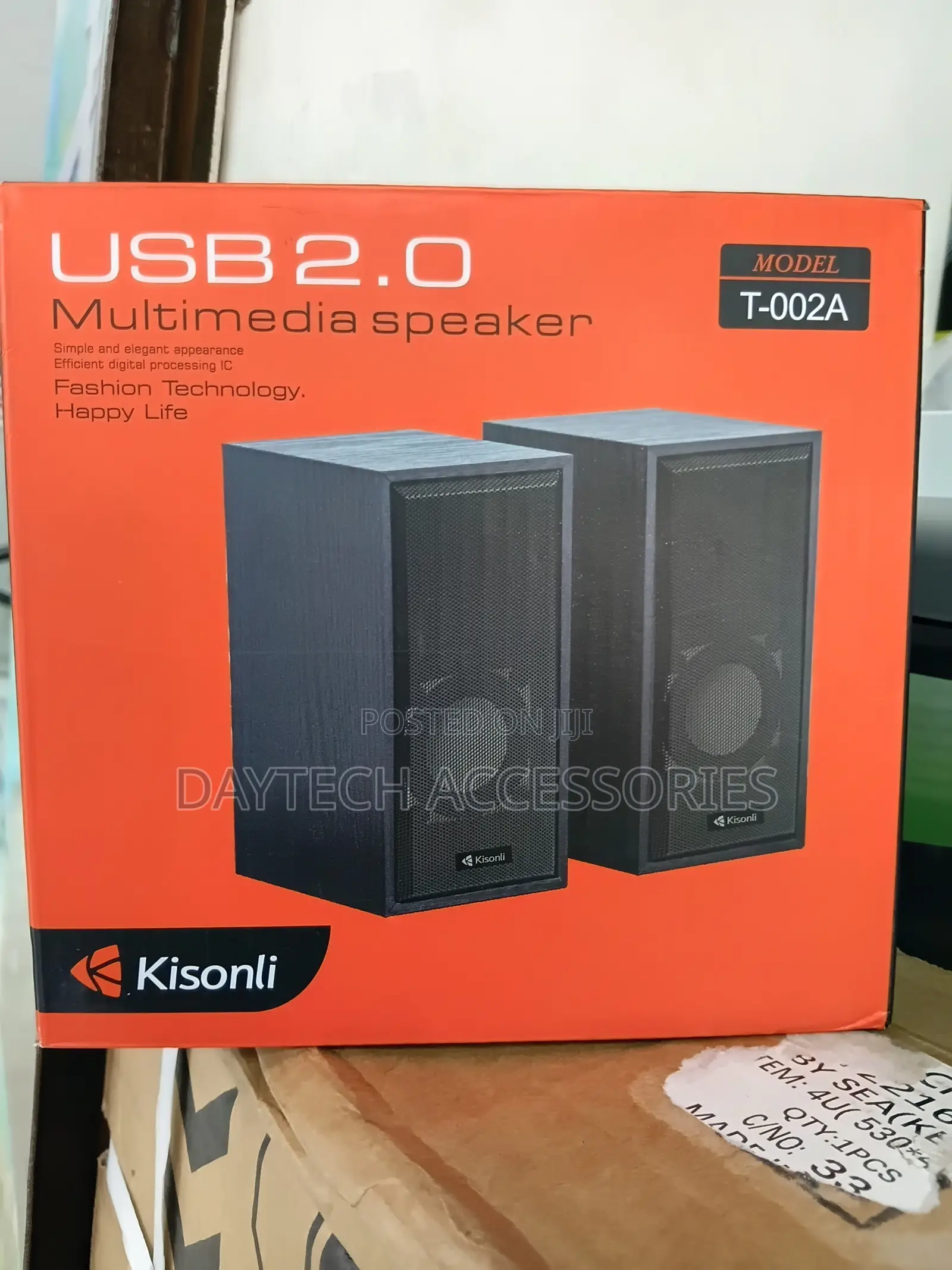Kisonli T-002a Wooden USB 2.0 Multimedia Speaker.