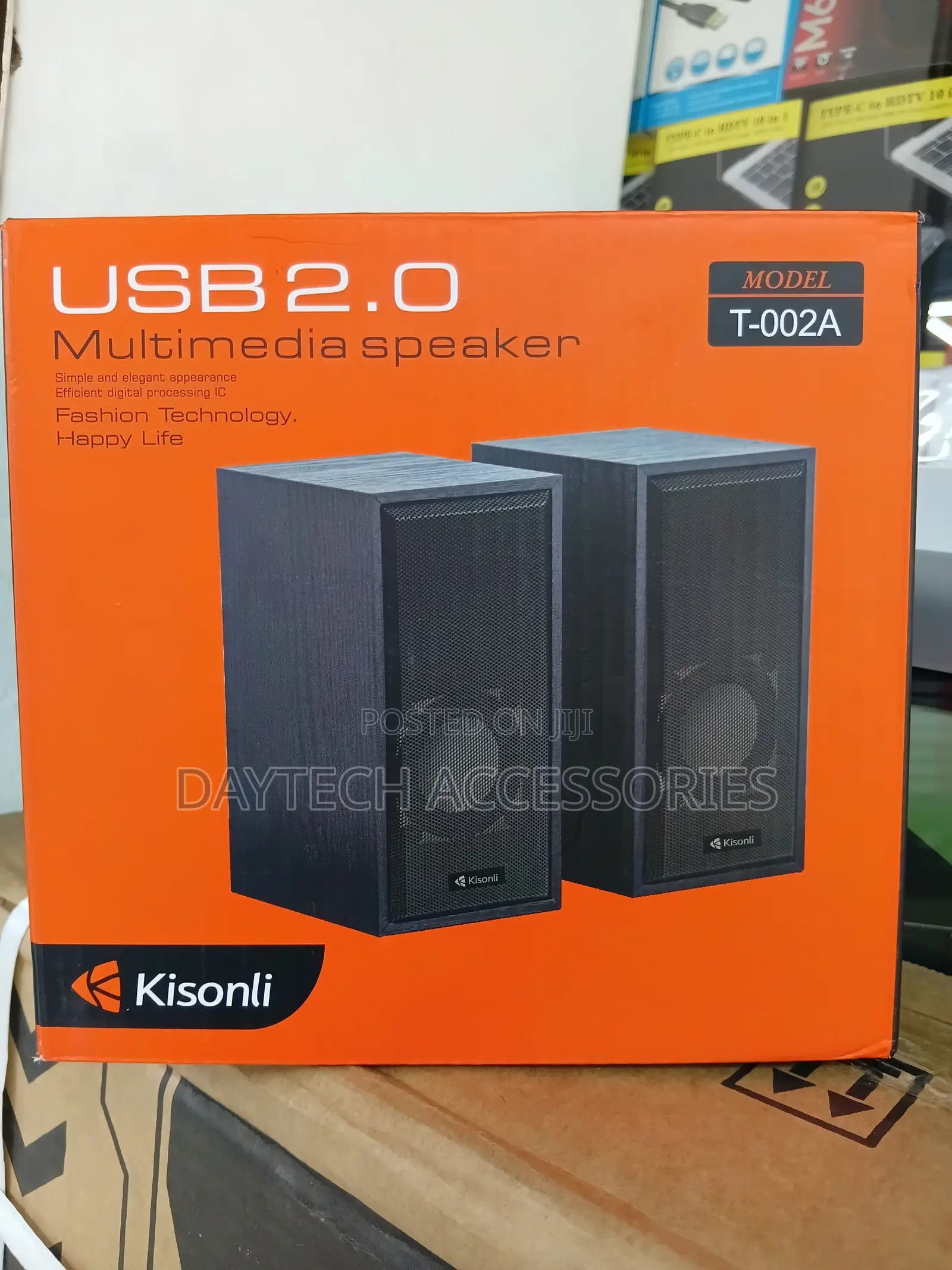 Kisonli T-002a Wooden USB 2.0 Multimedia Speaker.