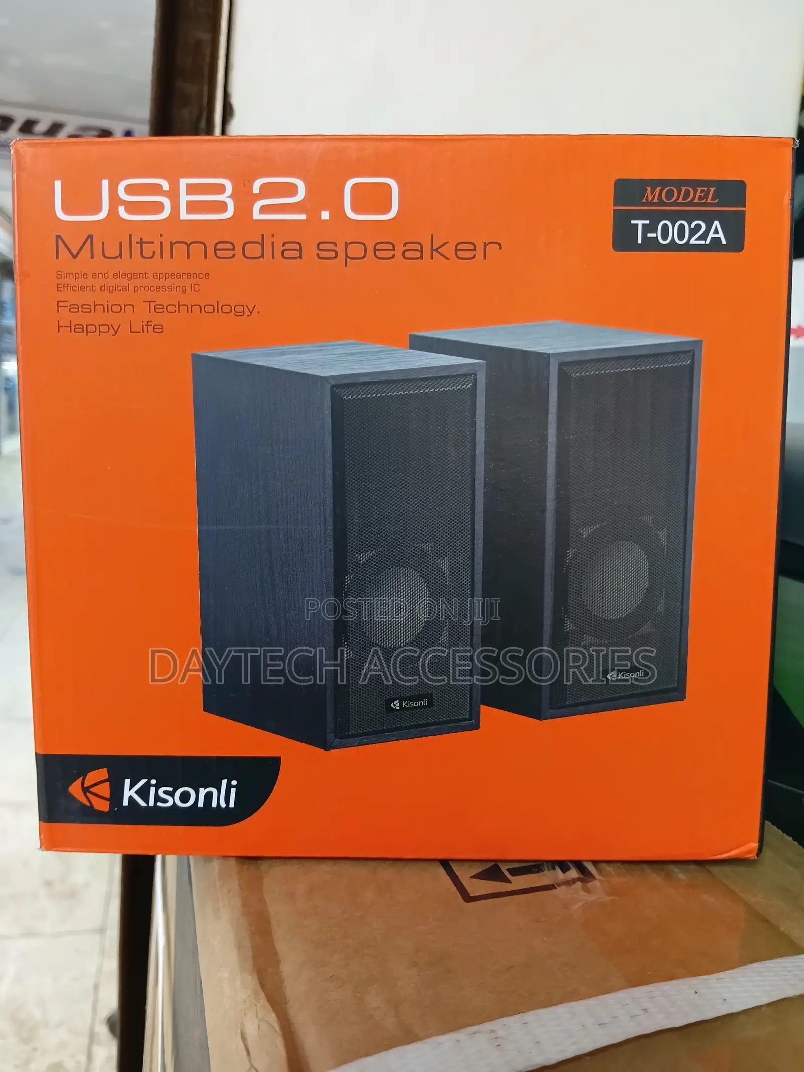 Kisonli T-002a Wooden USB 2.0 Multimedia Speaker.