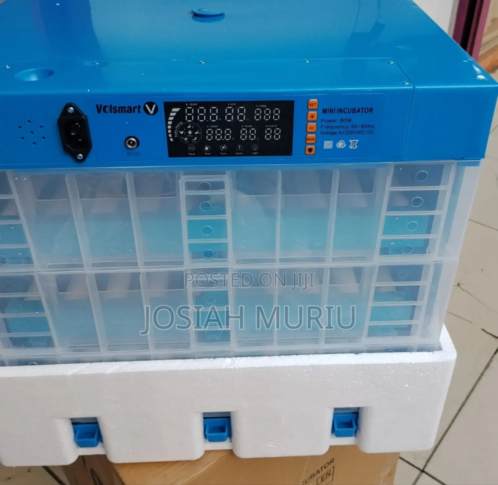 Eggs Incubator 
AC/Dc 128 Eggs