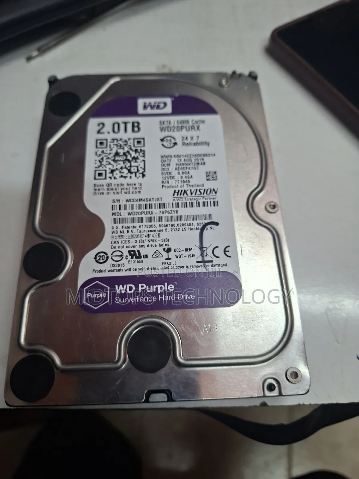 2TB Surveillance Harddisk