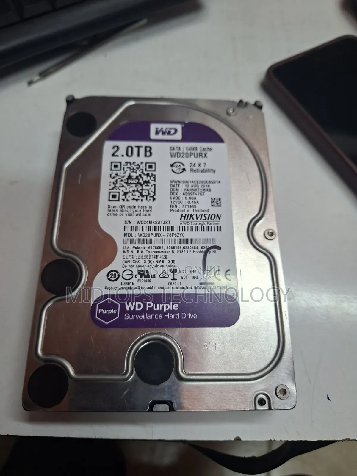 2TB Surveillance Harddisk